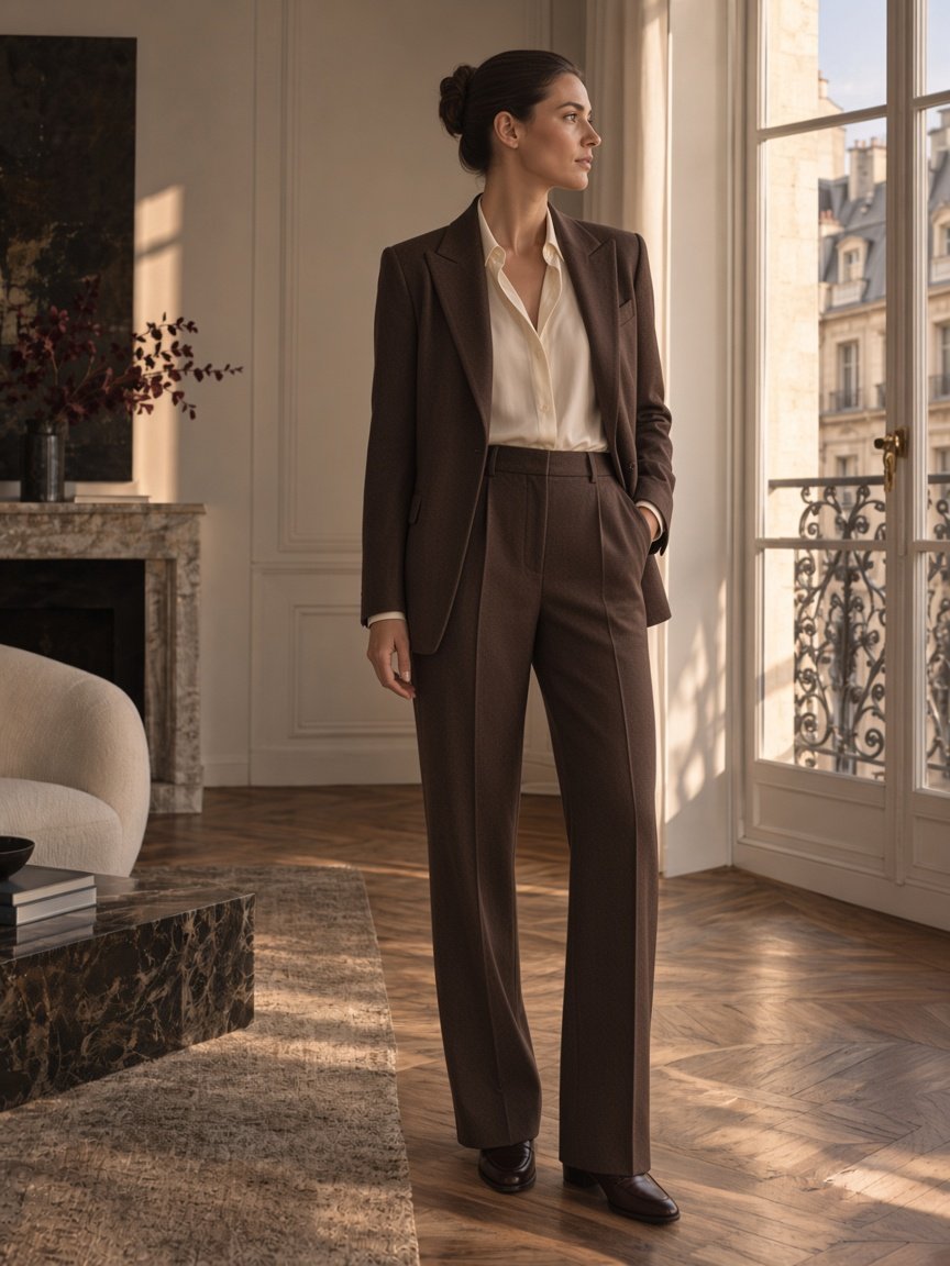 Espresso Straight Trouser