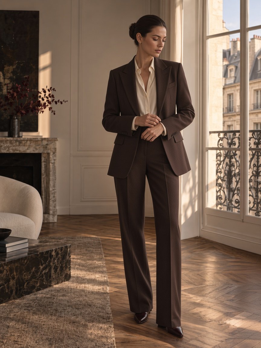 Espresso Tailored Set