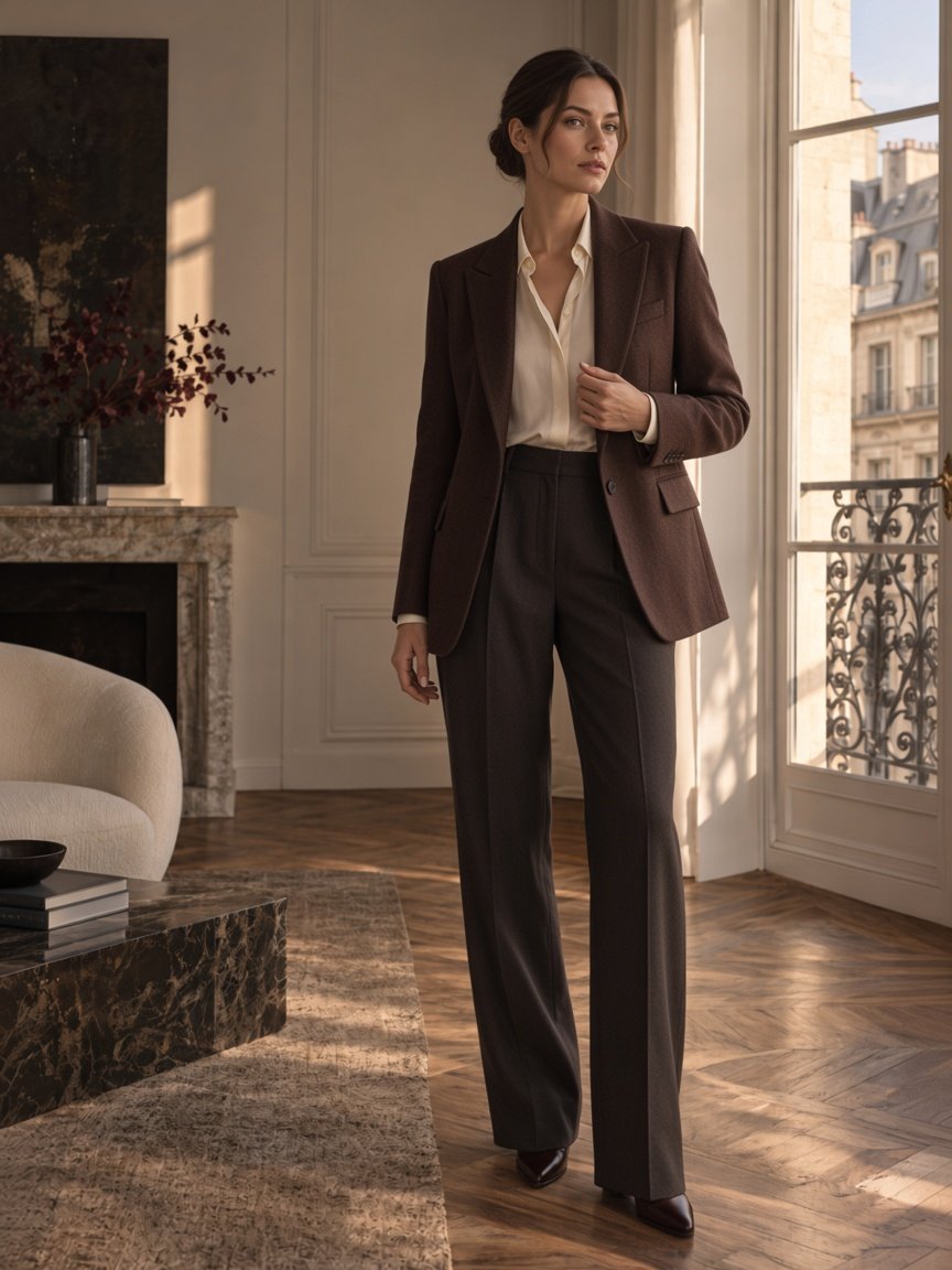 Espresso Wool Blazer